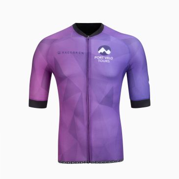 Port Velo Classic Cycling Jersey Purple
